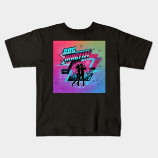 80s style couple art Kids T-Shirt
